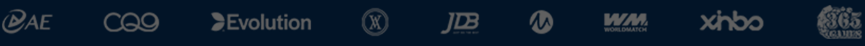 Logos dos parceiros oficiais da SSSGAME, incluindo Evolution, JDB, PG Soft e outros provedores de jogos