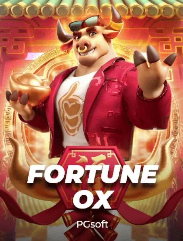Capa do jogo Fortune Ox da SSSGAME Casino com boi da sorte e tema oriental