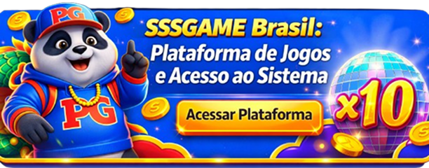 Banner informativo sobre a plataforma SSSGAME no Brasil