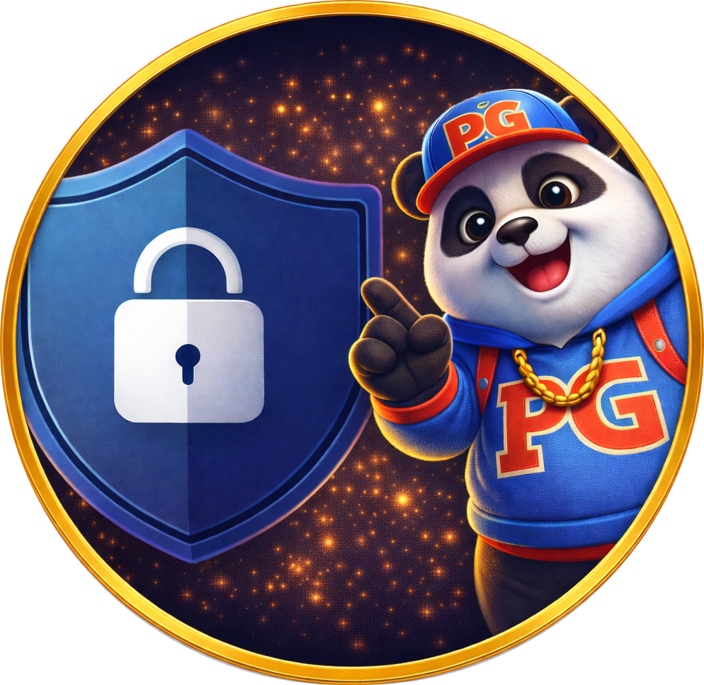 Mascote da SSSGAME com brasão de cadeado simbolizando segurança da plataforma